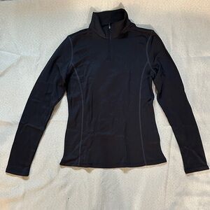 BUNDLE- 2  Spyder Women's Black Zip Baselayer Top